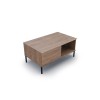 Table basse Query Chêne Hikora, Noir BOUTICA DESIGN MIC_TAB_100x47_F1_QUERY1