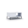 Table basse Query Blanc, Noir BOUTICA DESIGN MIC_TAB_100x47_F1_QUERY2