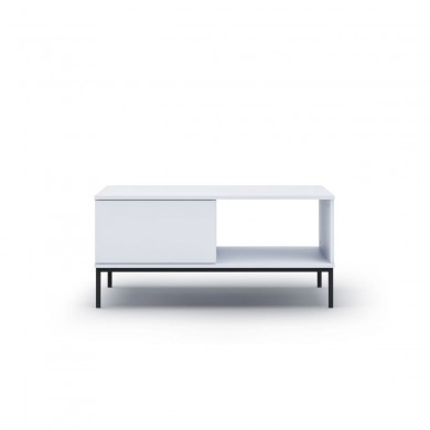 Table basse Query Blanc, Noir BOUTICA DESIGN MIC_TAB_100x47_F1_QUERY2