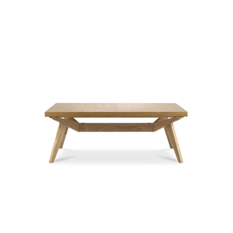 Table extensible Richie Placage en Chêne Naturel 76x100x200 BOUTICA DESIGN MIC_TAB_EXT_100_RICHIE1