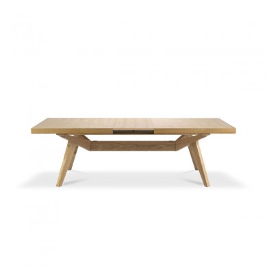 Table extensible Richie Placage en Chêne Naturel 76x100x200 BOUTICA DESIGN MIC_TAB_EXT_100_RICHIE1