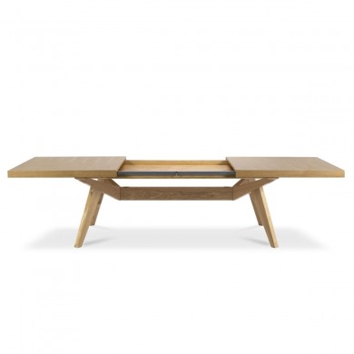 Table extensible Richie Placage en Chêne Naturel 76x100x200 BOUTICA DESIGN MIC_TAB_EXT_100_RICHIE1