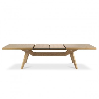 Table extensible Richie Placage en Chêne Naturel 76x100x200 BOUTICA DESIGN MIC_TAB_EXT_100_RICHIE1