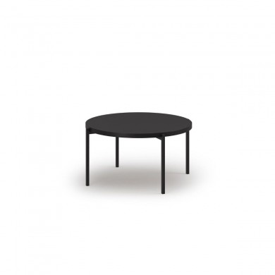 Table basse Robi Noir Pieds Metal Noir BOUTICA DESIGN MIC_TAB_80_F1_ROBI4