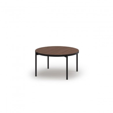 Table basse Robi Marron Pieds Metal Noir BOUTICA DESIGN MIC_TAB_80_F1_ROBI5