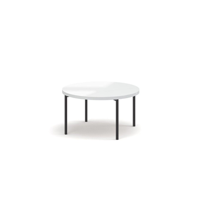 Table basse Robi Blanc Brillant 45x80x80 BOUTICA DESIGN MIC_TAB_80_F2_ROBI1