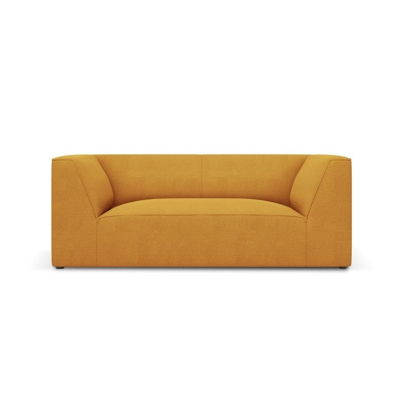 Canapé tissu Ruby Jaune 2 Places BOUTICA DESIGN MIC_2S_137_F1_RUBY1