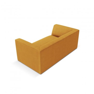 Canapé tissu Ruby Jaune 2 Places BOUTICA DESIGN MIC_2S_137_F1_RUBY1