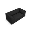 Canapé tissu Ruby Noir 2 Places BOUTICA DESIGN MIC_2S_137_F1_RUBY6