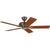 Ventilateur de plafond Savoy 132cm Bronze Cerisier Acajou HUNTER 24525