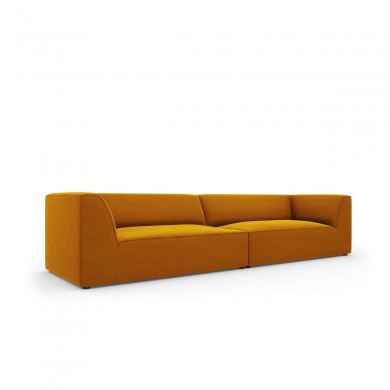 Canapé velours Ruby Jaune 4 Places BOUTICA DESIGN MIC_4S_44_F1_RUBY4