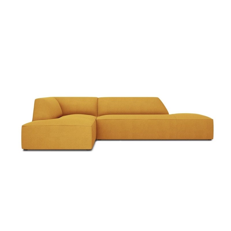 Canapé ouvert d'angle gauche tissu Ruby Jaune BOUTICA DESIGN MIC_LCO_137_F1_RUBY1