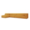 Canapé d'angle gauche tissu Ruby Jaune 5 Places BOUTICA DESIGN MIC_LC_L_137_F1_RUBY1