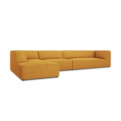 Canapé d'angle gauche tissu Ruby Jaune 5 Places BOUTICA DESIGN MIC_LC_L_137_F1_RUBY1