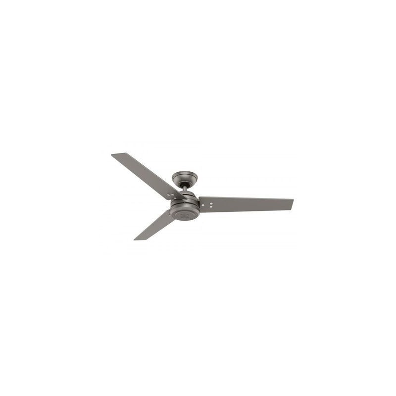 Ventilateur Plafonnier Protos 132cm Argenté GU_50600 50600 Ventilateur Plafonnier Protos 132cm Argenté HUNTER 50600