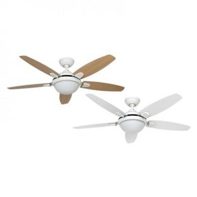 Ventilateur de Plafond Contempo 132cm Blanc Chêne Blanc HUNTER 50613