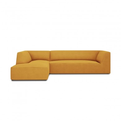 Canapé d'angle gauche tissu Ruby Jaune BOUTICA DESIGN MIC_LC_M_137_F1_RUBY1