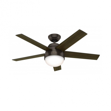 Ventilateur Plafond Stile 117cm Bronze Noyer HUNTER 50641