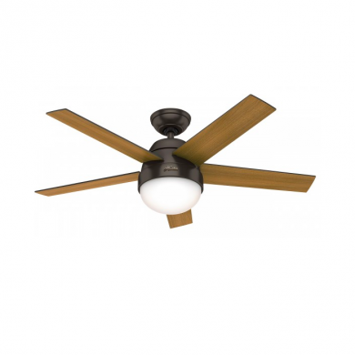 Ventilateur Plafond Stile 117cm Bronze Noyer HUNTER 50641