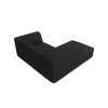 Canapé d'angle gauche tissu Ruby Noir 3 Places BOUTICA DESIGN MIC_LC_S_137_F1_RUBY6