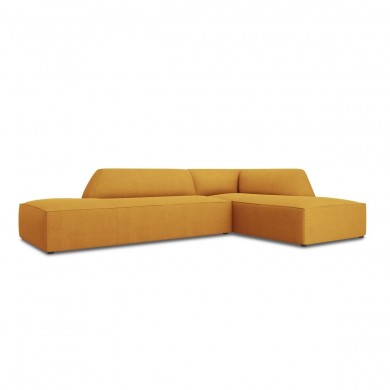 Canapé ouvert d'angle droit tissu Ruby Jaune BOUTICA DESIGN MIC_RCO_137_F1_RUBY1