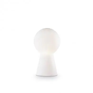 Lampe à poser BIRILLO Blanc 1x60W IDL_000268 000268 Lampe à poser BIRILLO Blanc 1x60W IDEAL LUX 000268