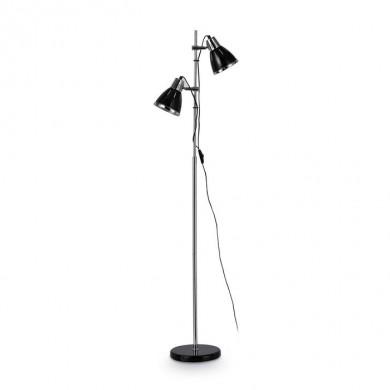 Lampadaire ELVIS Noir 2x60W IDEAL LUX 1197