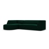 Canapé arrondi d'angle gauche velours Ruby Vert Bouteille BOUTICA DESIGN MIC_RLC_M_44_F1_RUBY3