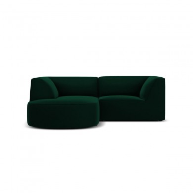 Canapé arrondi d'angle gauche velours Ruby Vert Bouteille 3 Places BOUTICA DESIGN MIC_RLC_S_44_F1_RUBY3