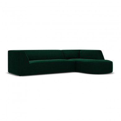 Canapé arrondi d'angle droit velours Ruby Vert Bouteille BOUTICA DESIGN MIC_RRC_M_44_F1_RUBY3