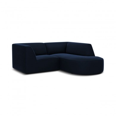 Canapé arrondi d'angle droit velours Ruby Bleu Roi 3 Places BOUTICA DESIGN MIC_RRC_S_44_F1_RUBY2