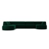 Canapé arrondi d'angle panoramique gauche velours Ruby Vert Bouteille 6 Places BOUTICA DESIGN MIC_RUL_44_F1_RUBY3