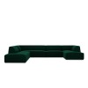 Canapé d'angle panoramique gauche velours Ruby Vert Bouteille 7 Places BOUTICA DESIGN MIC_UL_44_F1_RUBY3