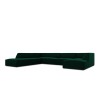 Canapé d'angle panoramique gauche velours Ruby Vert Bouteille 7 Places BOUTICA DESIGN MIC_UL_44_F1_RUBY3