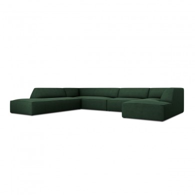 Canapé d'angle panoramique gauche Ruby Vert Tissu BOUTICA DESIGN MIC_UL_137_F1_RUBY7