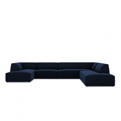 Canapé d'angle panoramique droit velours Ruby Bleu Roi 7 Places BOUTICA DESIGN MIC_UR_44_F1_RUBY2