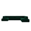 Canapé d'angle panoramique droit velours Ruby Vert Bouteille 7 Places BOUTICA DESIGN MIC_UR_44_F1_RUBY3