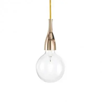 Suspension MINIMAL Or 1x60W IDEAL LUX 9391