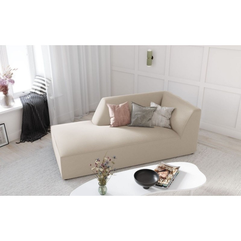 Canapé Méridienne gauche velours Ruby Beige BOUTICA DESIGN MIC_CHL_44_F1_RUBY1