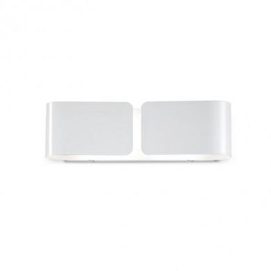 Applique murale CLIP Blanc 2x60W IDEAL LUX 14166