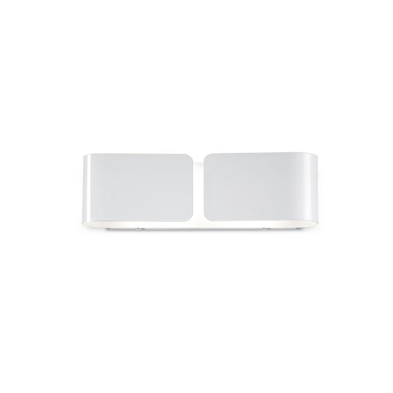 Applique murale CLIP Blanc 2x60W IDEAL LUX 14166