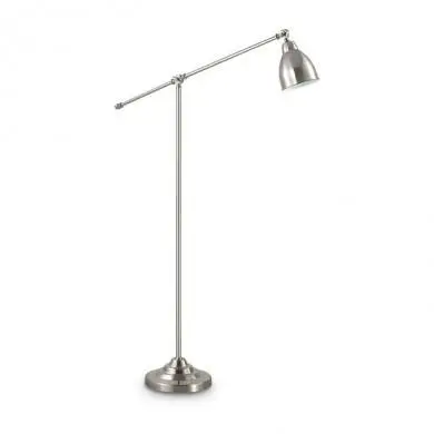 Lampadaire NEWTON Nickel 1x60W IDL_015286 15286 Lampadaire NEWTON Nickel 1x60W IDEAL LUX 15286