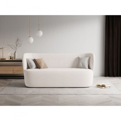 Canapé bouclette Saamit Beige 3 Places BOUTICA DESIGN MIC_3S_67_F1_SAAMIT1