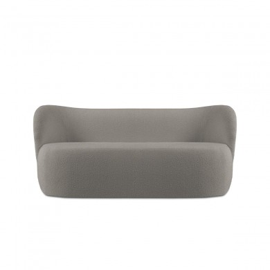 Canapé bouclette Saamit Gris 3 Places BOUTICA DESIGN MIC_3S_67_F1_SAAMIT2