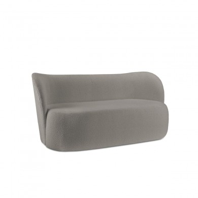 Canapé bouclette Saamit Gris 3 Places BOUTICA DESIGN MIC_3S_67_F1_SAAMIT2