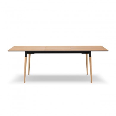 Table extensible Salar Placage en Chêne Naturel 74x80x120 BOUTICA DESIGN MIC_TAB_EXT_120x80_SALAR1