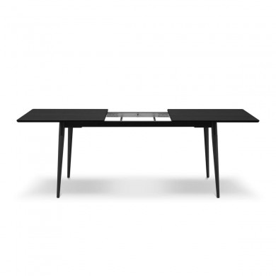 Table extensible Salar Placage en Chêne Noir 74x80x120 BOUTICA DESIGN MIC_TAB_EXT_120x80_SALAR2