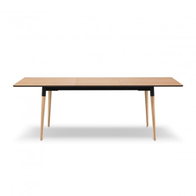 Table extensible Salar Placage en Chêne Naturel 74x90x160 BOUTICA DESIGN MIC_TAB_EXT_160x90_SALAR1