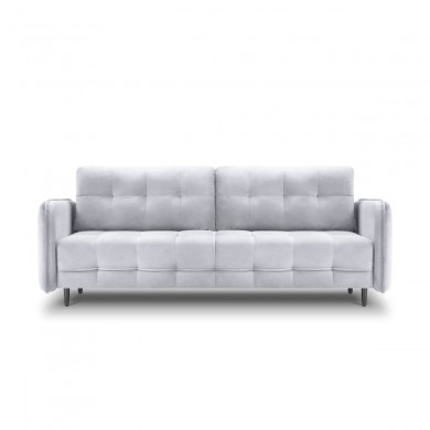 Canapé convertible velours Scaleta Argent Pieds Métal Chromé Noir BOUTICA DESIGN MIC_3SF_51_A3_SCALETA8
