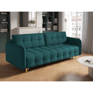 Canapé convertible Scaleta Turquoise Pieds Métal Doré BOUTICA DESIGN MIC_3SF_99_A1_SCALETA4